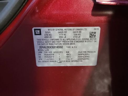 Used 2016 Chevrolet Equinox LTZ w/ Enhanced Convenience Package image 29