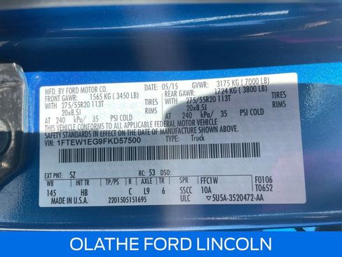 Used 2015 Ford F150 Lariat image 32