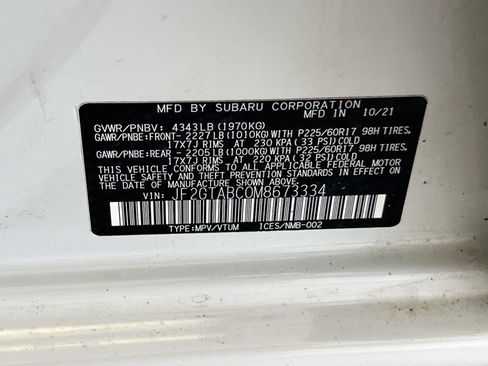 Used 2021 Subaru Crosstrek 2.0i w/ Popular Package #1 AWD/4WD image 28