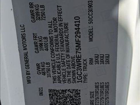 Used 2021 Chevrolet Silverado 3500 W/T w/ WT Fleet Convenience Package image 19