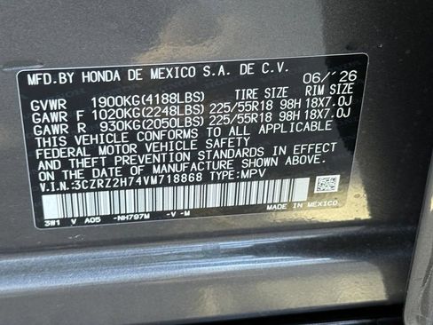 Certified 2027 Honda HR-V EX-L image 27