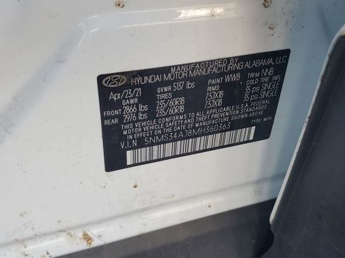 Certified 2021 Hyundai Santa Fe SEL w/ Convenience + Premium Package image 47