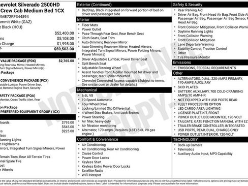 Used 2024 Chevrolet Silverado 2500 Custom w/ Custom Value Package image 51