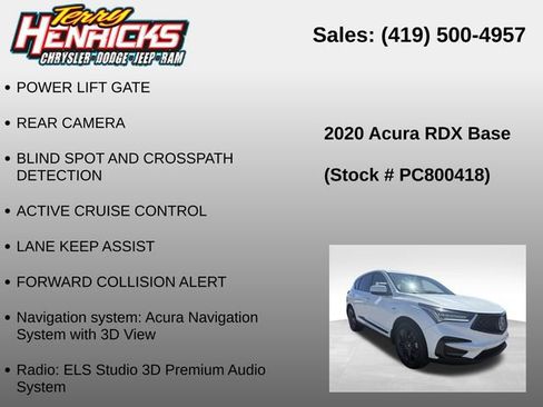Used 2020 Acura RDX A-Spec AWD/4WD image 23