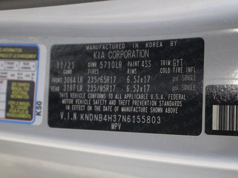 Used 2022 Kia Carnival LX FWD image 38