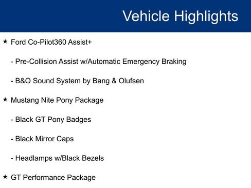 Certified 2024 Ford Mustang GT Premium w/ GT Performance Package image 20