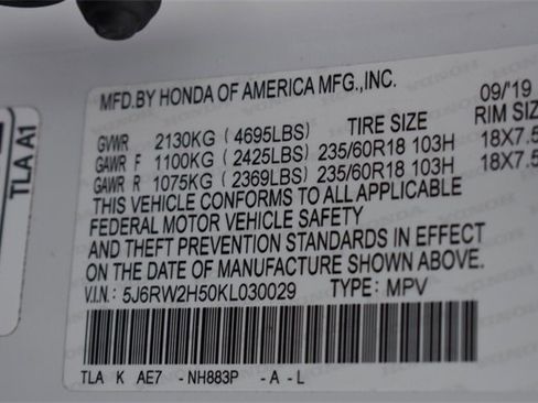 Used 2019 Honda CR-V EX image 35