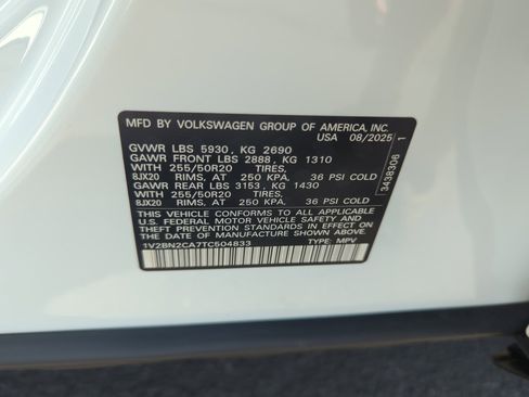 New 2026 Volkswagen Atlas SEL image 25