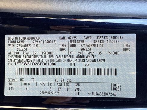 Used 2025 Ford F150 King Ranch w/ FX4 Off-Road Package image 38