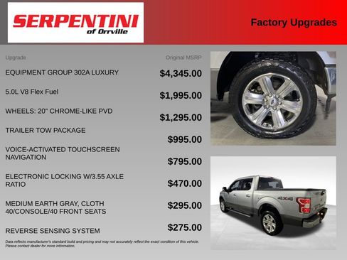 Used 2020 Ford F150 XLT w/ Equipment Group 302A Luxury AWD/4WD image 6