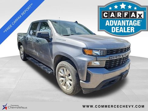 Used 2021 Chevrolet Silverado 1500 Custom w/ Safety Confidence Package RWD image 1