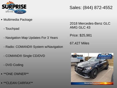 Used 2018 Mercedes-Benz GLC 43 AMG 4MATIC image 6