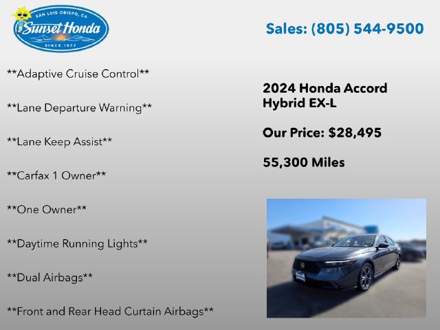Certified 2024 Honda Accord EX-L image 10