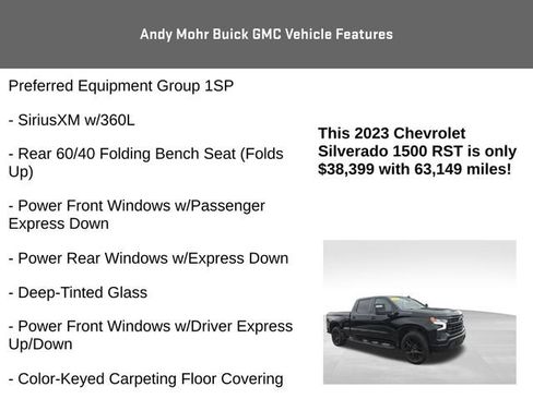 Used 2023 Chevrolet Silverado 1500 RST w/ Max Trailering Package AWD/4WD image 8