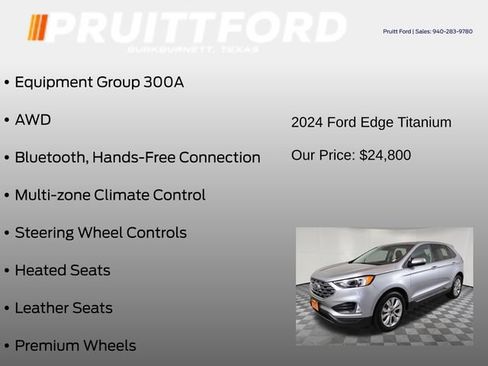 Used 2024 Ford Edge Titanium AWD/4WD image 7