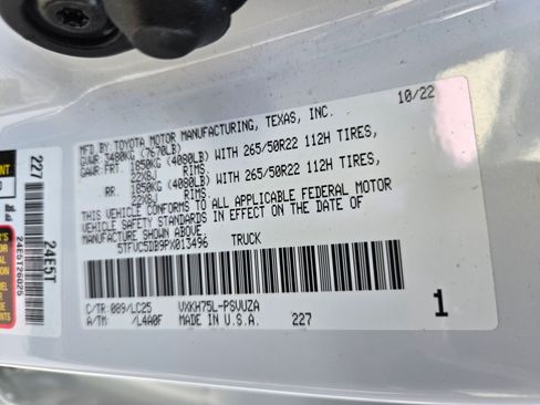 Used 2023 Toyota Tundra Capstone AWD/4WD image 29