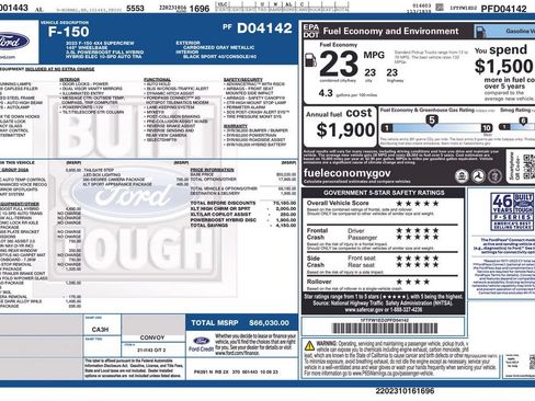 Used 2023 Ford F150 XLT w/ Equipment Group 302A High AWD/4WD image 24