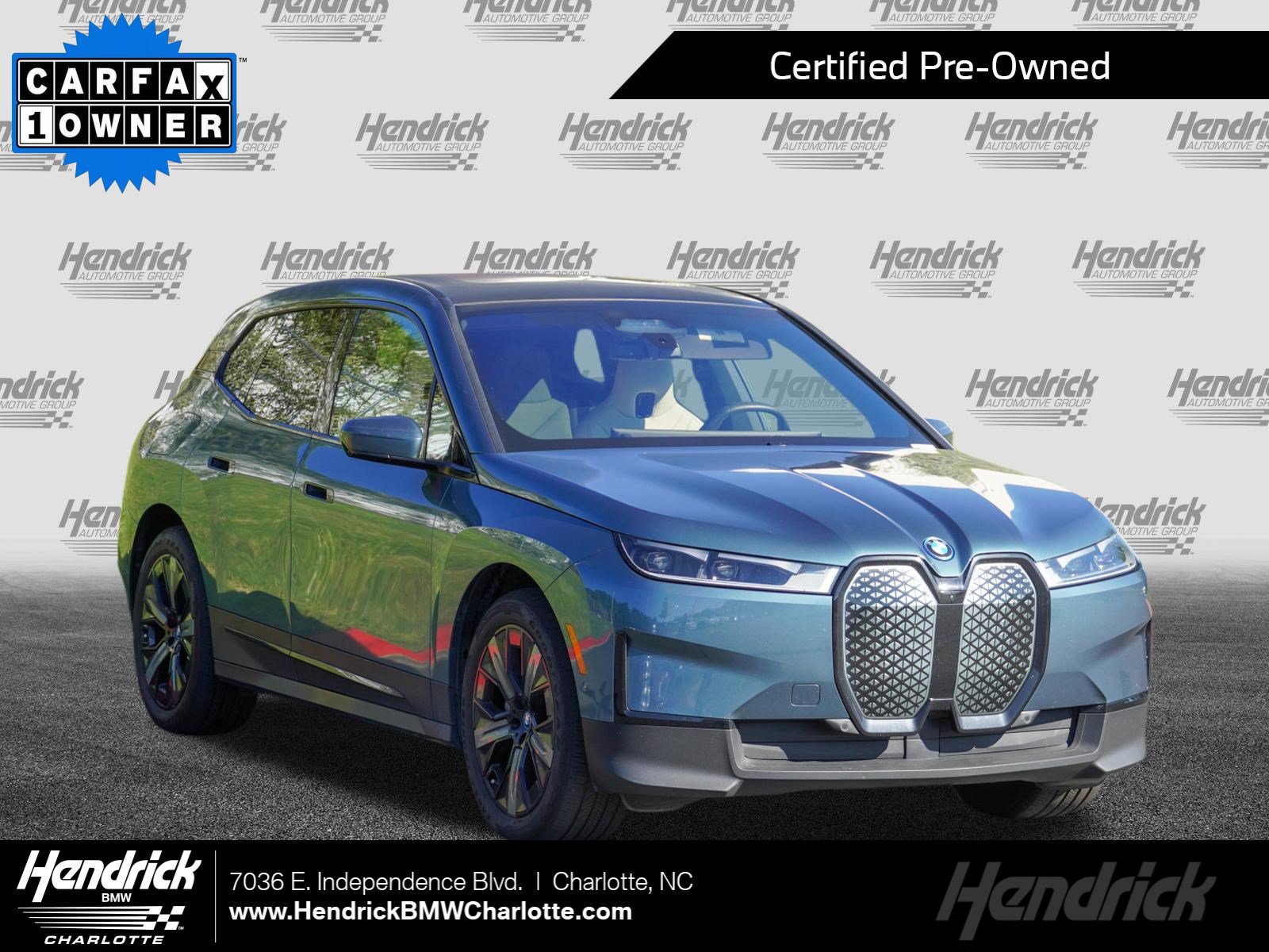 Certified 2024 BMW iX xDrive50 w/ Premium Package AWD/4WD image 1