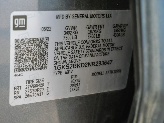 Used 2022 GMC Yukon SLT w/ SLT Premium Package AWD/4WD image 47