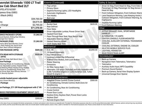 Used 2026 Chevrolet Silverado 1500 LT Trail Boss w/ Safety Package AWD/4WD image 46