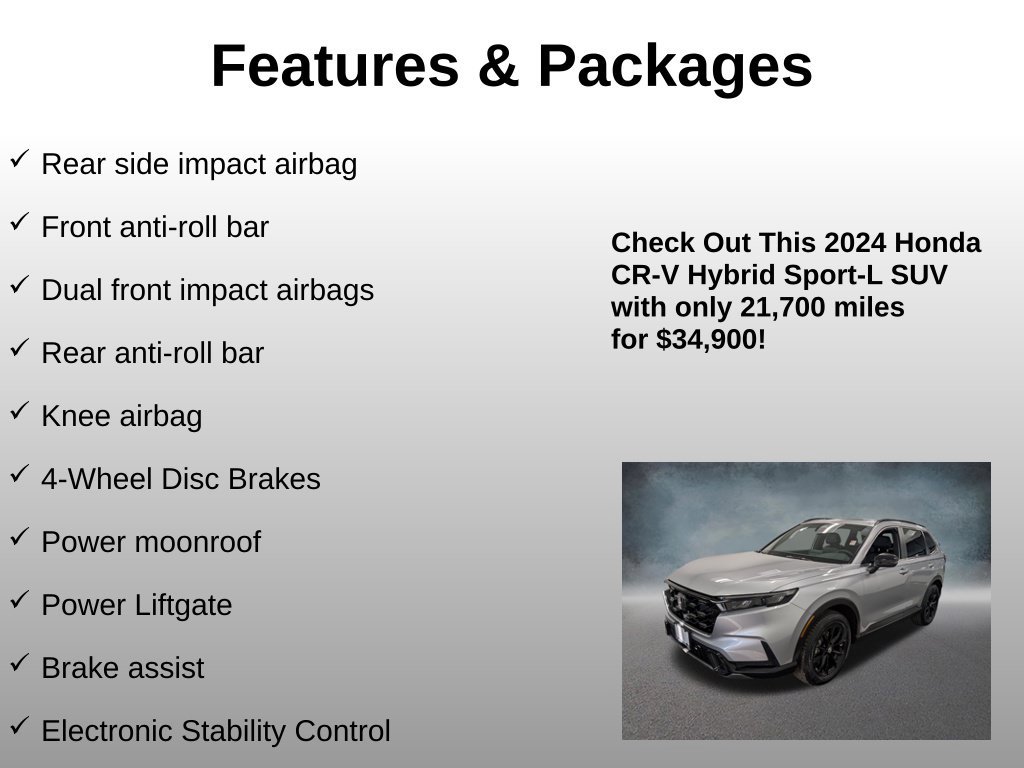 Used 2024 Honda CR-V Sport-L image 16
