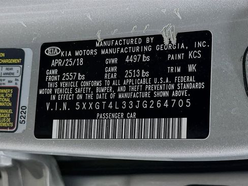 Used 2018 Kia Optima LX w/ 17" Alloy Wheels Package FWD image 21