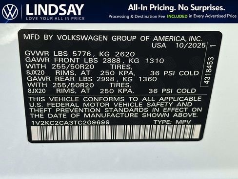 New 2026 Volkswagen Atlas Cross Sport SE AWD/4WD image 22
