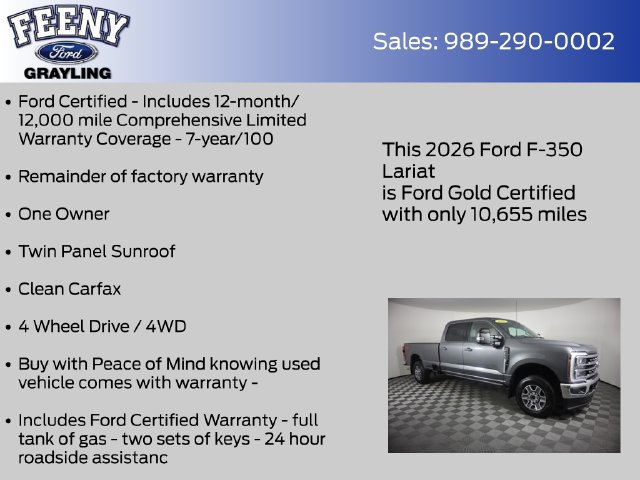 Certified 2026 Ford F350 Lariat w/ Lariat Ultimate Package AWD/4WD image 5