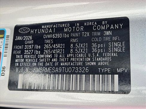 New 2026 Hyundai Palisade Calligraphy AWD/4WD image 18