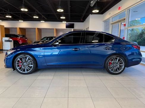 Used 2019 INFINITI Q50 Red Sport 400 w/ Sensory Package AWD/4WD image 7