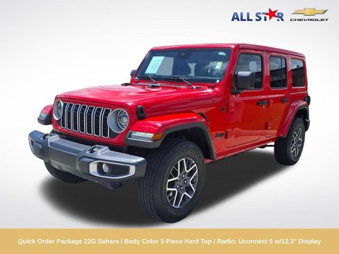 Used 2025 Jeep Wrangler Unlimited Sahara AWD/4WD image 1