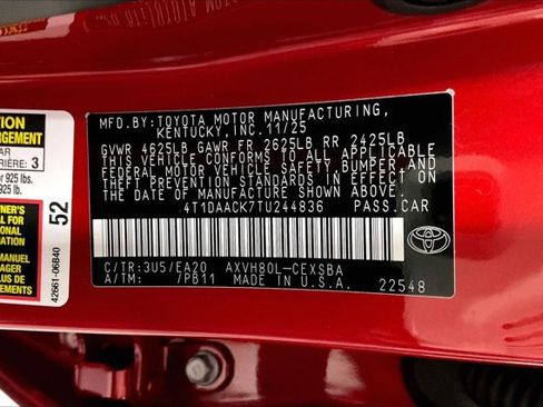 Used 2026 Toyota Camry SE w/ Convenience Package FWD image 44