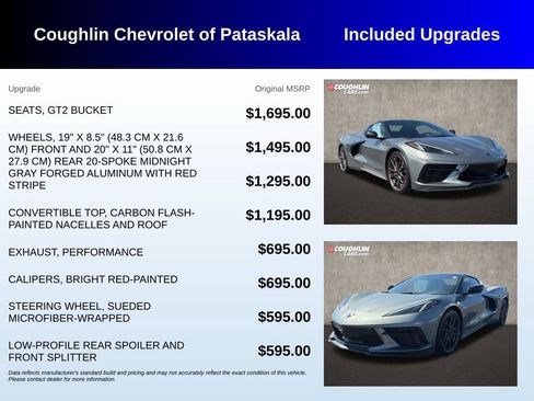 Used 2023 Chevrolet Corvette Stingray Preferred Conv w/ Stealth Interior Trim Package RWD image 3