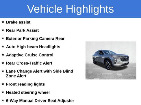Certified 2025 Chevrolet Trax RS w/ Driver Confidence Package FWD image 4