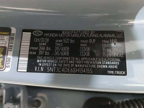 Certified 2025 Hyundai Santa Cruz SEL image 33