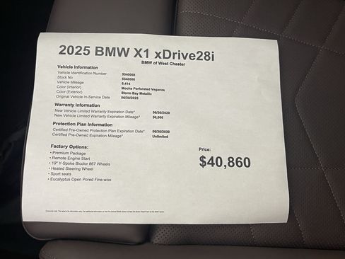 Used 2025 BMW X1 xDrive28i w/ Premium Package AWD/4WD image 19