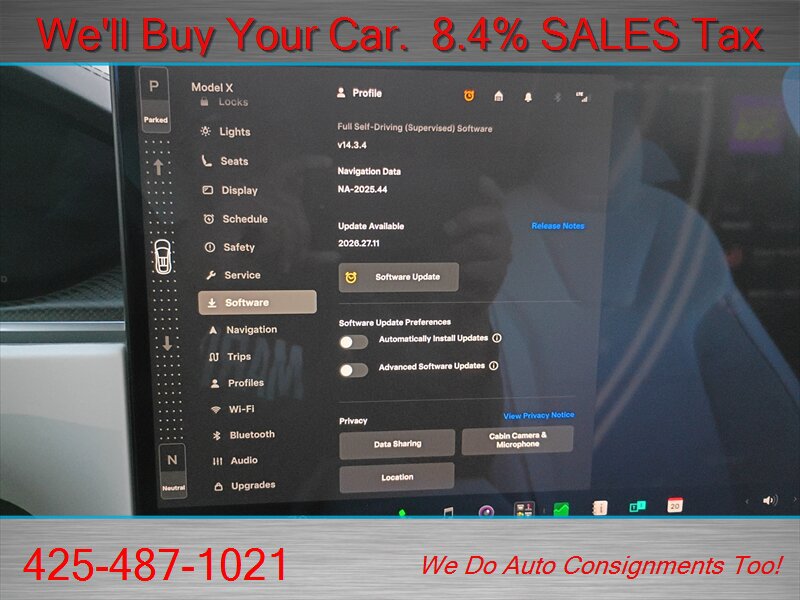 Used 2024 Tesla Model X Plaid AWD/4WD image 29
