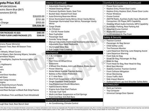 Used 2019 Toyota Prius XLE w/ Protection Package #3 image 9