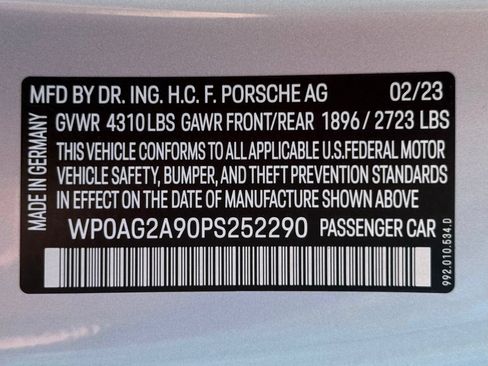 Certified 2023 Porsche 911 Sport Classic RWD image 51