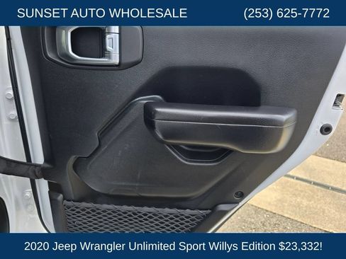 Used 2020 Jeep Wrangler Unlimited Sport AWD/4WD image 28