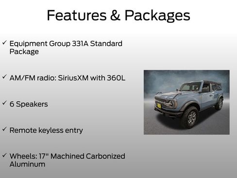 Certified 2021 Ford Bronco Badlands image 4