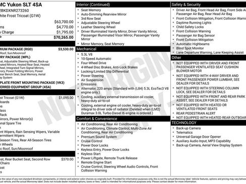 Used 2022 GMC Yukon SLT w/ SLT Premium Package AWD/4WD image 2