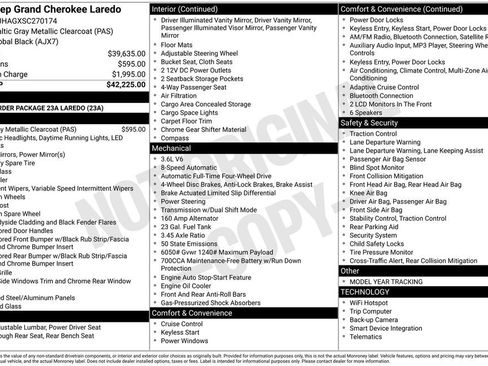 Used 2025 Jeep Grand Cherokee Laredo AWD/4WD image 30