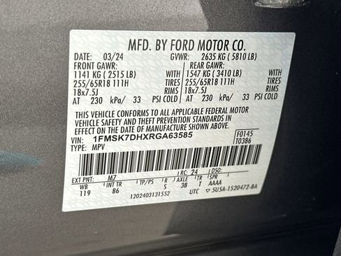 Used 2024 Ford Explorer XLT image 40