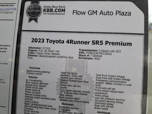 Used 2023 Toyota 4Runner SR5 Premium AWD/4WD image 39