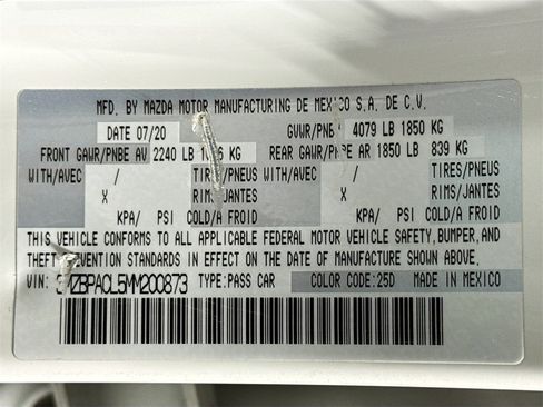 Used 2021 MAZDA MAZDA3 s image 25
