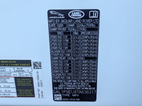 New 2026 Land Rover Range Rover Sport SE AWD/4WD image 34