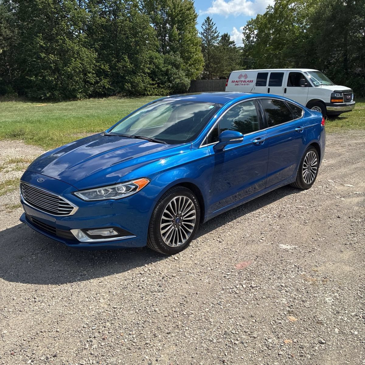 Used 2017 Ford Fusion Titanium FWD image 1