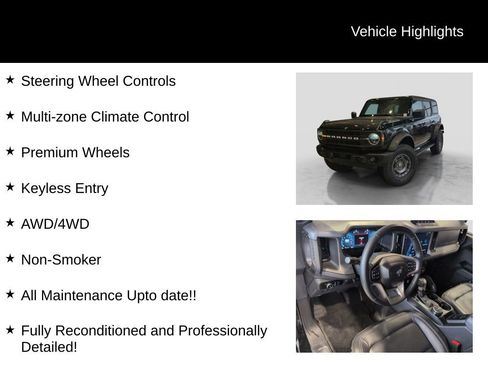 Certified 2025 Ford Bronco Big Bend w/ Black Diamond Package image 26