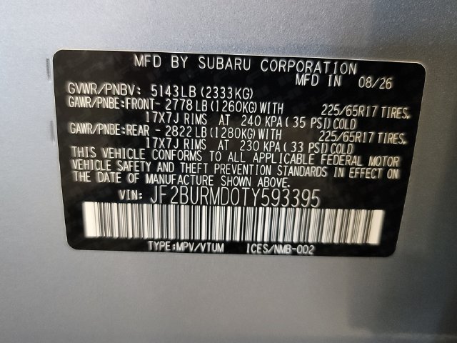 New 2026 Subaru Outback Wilderness AWD/4WD image 41
